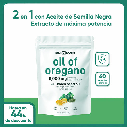 Blinkori® - Oregano Oil with Black Seed Oil