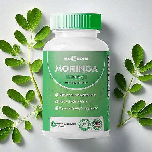 Cápsulas de Moringa Pura - 800mg Superalimento Natural para la Vitalidad y el Bienestar